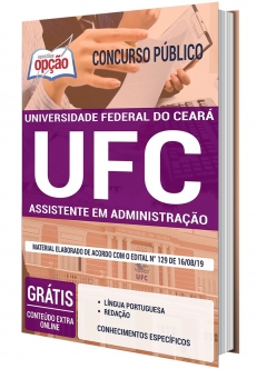 Concurso UFC 2020-ASSISTENTE EM ADMINISTRAÇÃO